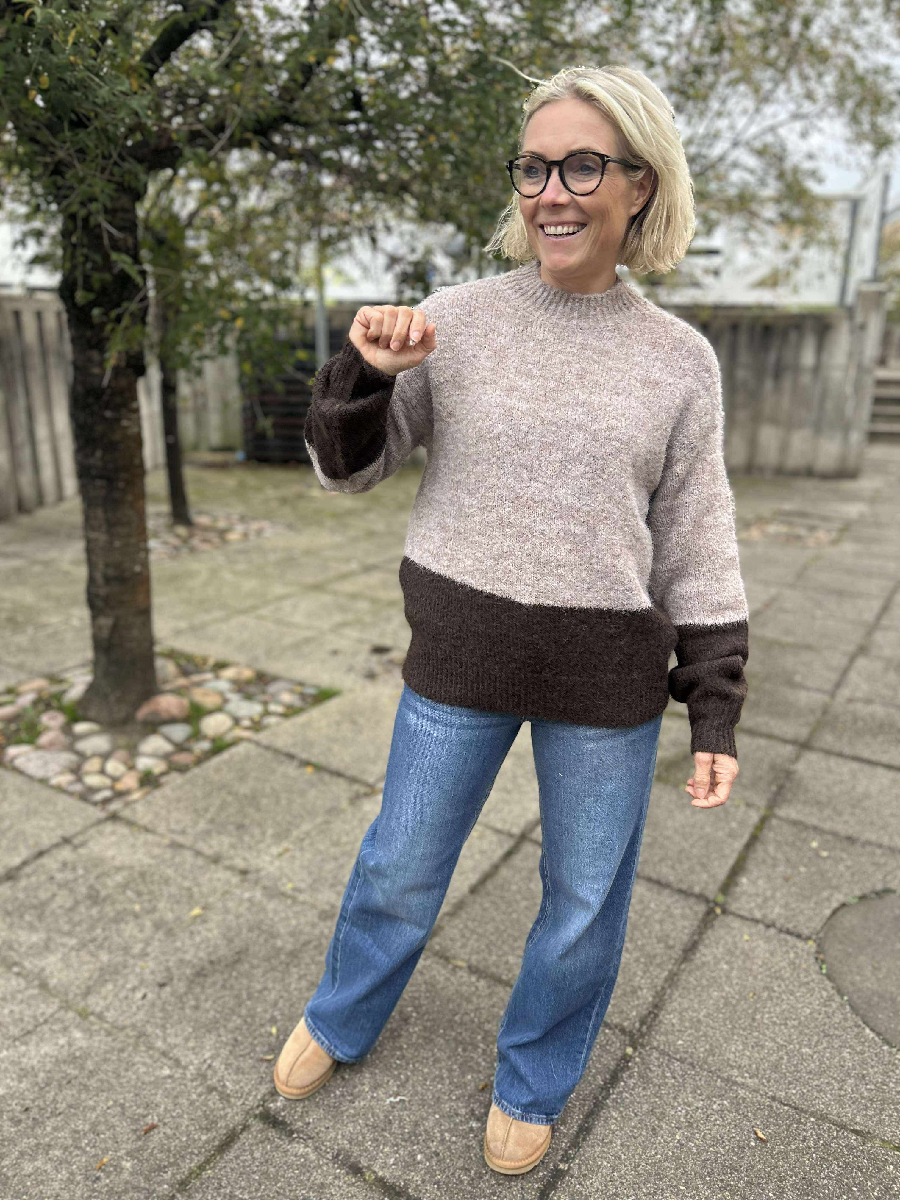 PCIVY Pullover - Greige